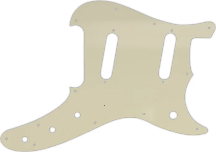 WD Custom Pickguard For Fender 1993-1996 Duo-Sonic Reissue #55 Parchment 3 Ply