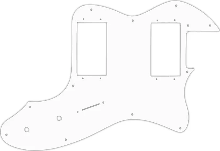 WD Custom Pickguard For Fender 1999 Made In Japan '72 Telecaster Thinline #02 White