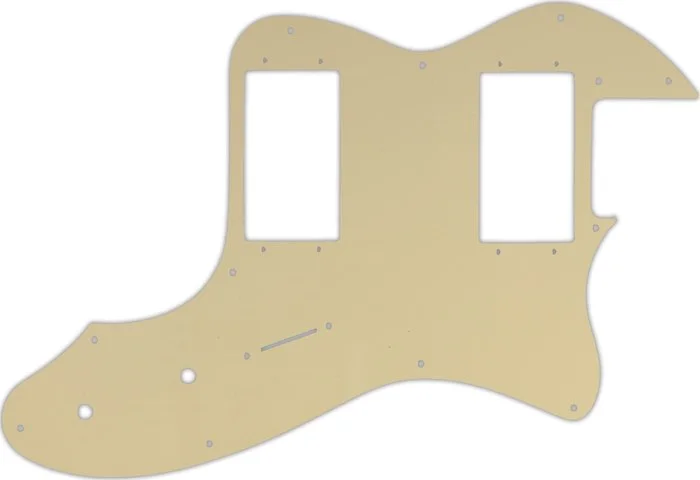 WD Custom Pickguard For Fender 1999 Made In Japan '72 Telecaster Thinline #06T Cream Thin