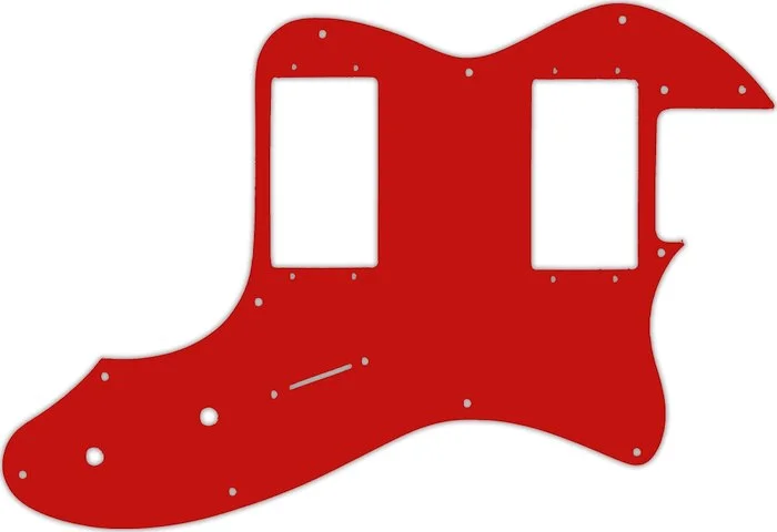 WD Custom Pickguard For Fender 1999 Made In Japan '72 Telecaster Thinline #07 Red/White/Red