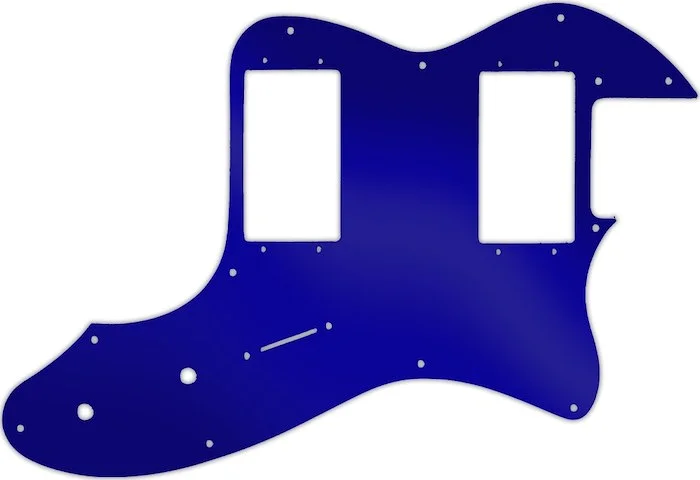 WD Custom Pickguard For Fender 1999 Made In Japan '72 Telecaster Thinline #10DBU Dark Blue Mirror