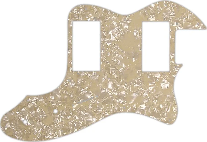 WD Custom Pickguard For Fender 1999 Made In Japan '72 Telecaster Thinline #28C Cream Pearl/Cream/Bla