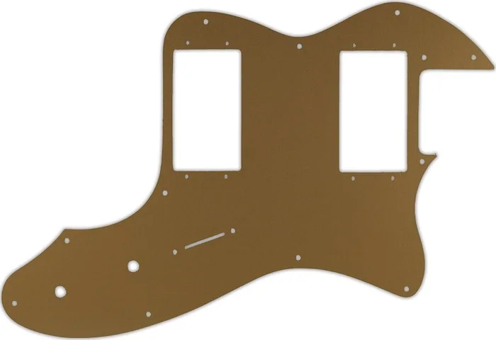 WD Custom Pickguard For Fender 1999 Made In Japan '72 Telecaster Thinline #59 Gold/Clear/Gold