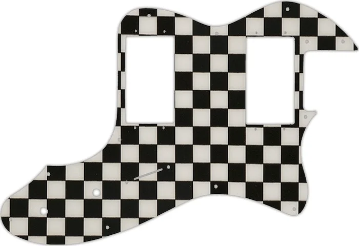 WD Custom Pickguard For Fender 1999 Made In Japan '72 Telecaster Thinline #CK01 Checkerboard Graphic