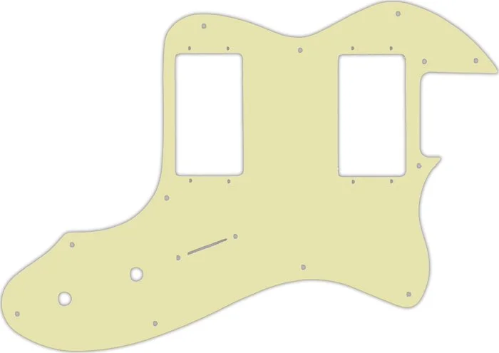 WD Custom Pickguard For Fender 1999-Present Made In Mexico Or 2012-2013 American Vintage '72 Telecas