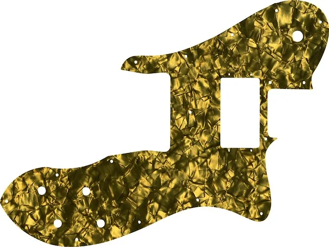 WD Custom Pickguard For Fender 1999-Present Made In Mexico Or 2012-2013 American Vintage '72 Telecaster Custom #28GD Gold Pearl/Black/White/Black