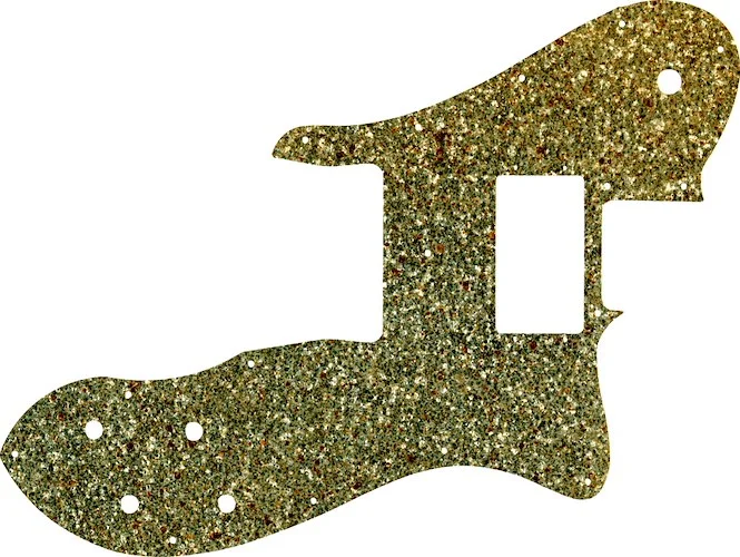 WD Custom Pickguard For Fender 1999-Present Made In Mexico Or 2012-2013 American Vintage '72 Telecaster Custom #60GS Gold Sparkle 