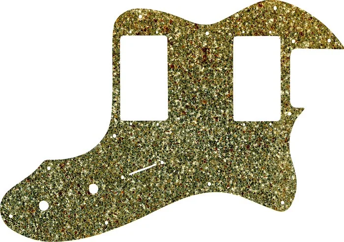 WD Custom Pickguard For Fender 1999-Present Made In Mexico Or 2012-2013 American Vintage '72 Telecaster Thinline #60GS Gold Sparkle 