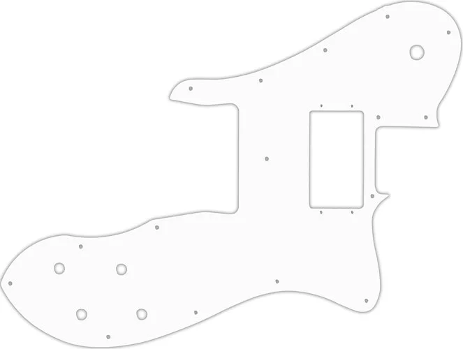 WD Custom Pickguard For Fender 1999-Present Made In Mexico Or 2012-2013 American Vintage '72 Telecaster Custom #04R White/Red/White