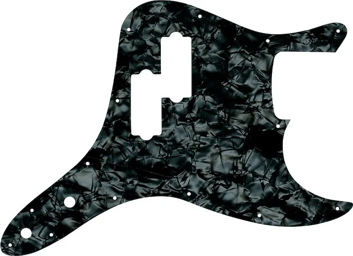 WD Custom Pickguard For Fender 2002-2010 Mark Hoppus Signature Bass #28JBK Jet Black Pearl