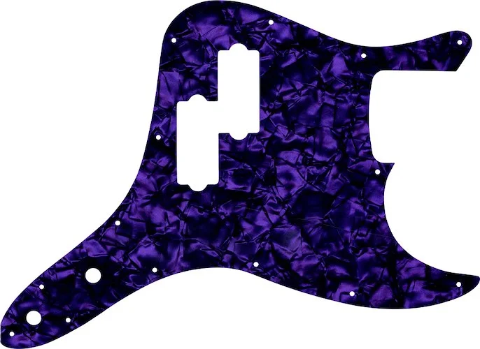 WD Custom Pickguard For Fender 2002-2010 Mark Hoppus Signature Bass #28PR Purple Pearl