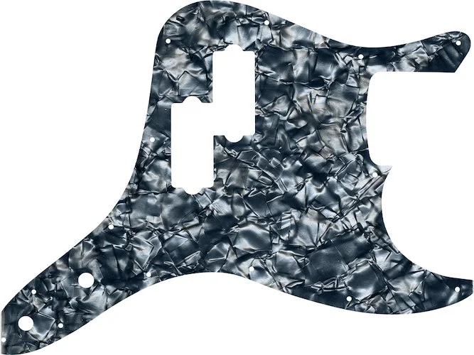 WD Custom Pickguard For Fender 2002-2010 Mark Hoppus Signature Bass #28SG Silver Grey Pearl