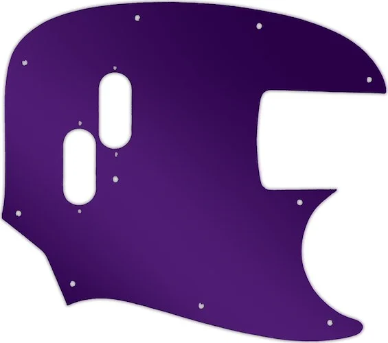 WD Custom Pickguard For Fender 2002-Present Made In Japan Mustang Bass Reissue #10PR Purple Mirror