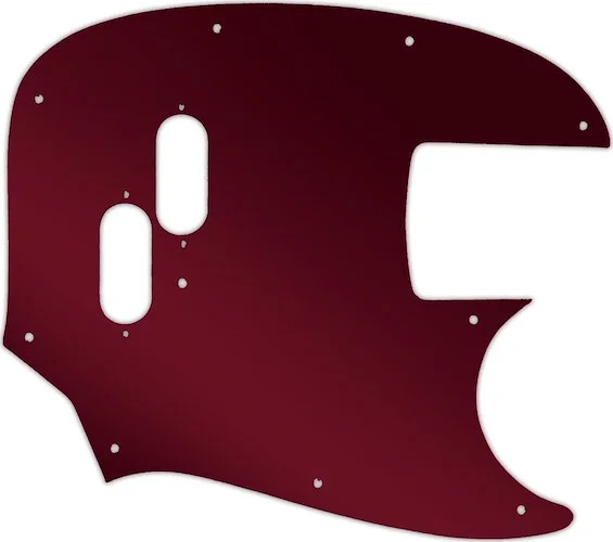 WD Custom Pickguard For Fender 2002-Present Made In Japan Mustang Bass Reissue #10R Red Mirror