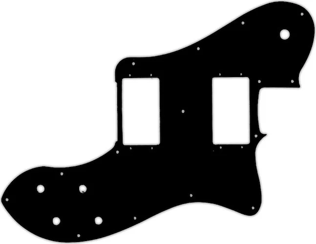 WD Custom Pickguard For Fender 2004-Present Made In Mexico '72 Telecaster Deluxe #09 Black/White/Bla