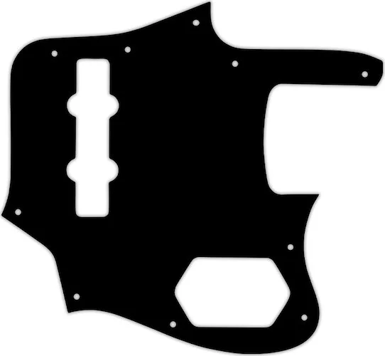 WD Custom Pickguard For Fender 2006-2009 Made In Japan Deluxe Jaguar Bass #01 Black