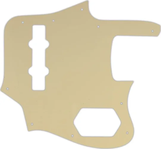 WD Custom Pickguard For Fender 2006-2009 Made In Japan Deluxe Jaguar Bass #06B Cream/Black/Cream