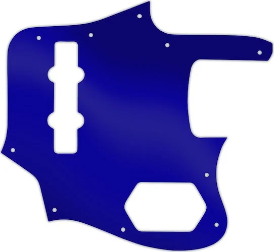 WD Custom Pickguard For Fender 2006-2009 Made In Japan Deluxe Jaguar Bass #10DBU Dark Blue Mirror