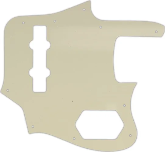 WD Custom Pickguard For Fender 2006-2009 Made In Japan Deluxe Jaguar Bass #55 Parchment 3 Ply