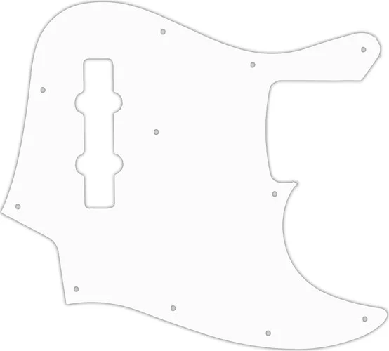 WD Custom Pickguard For Fender 2010-2012 Made In Japan Geddy Lee Limited Edition Jazz Bass #04 White