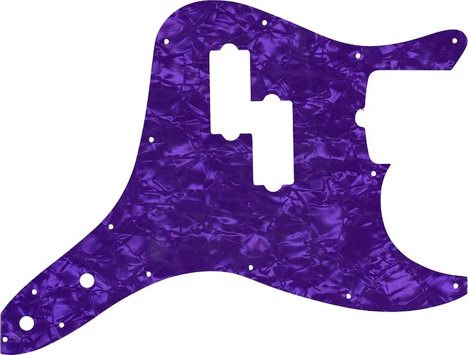 WD Custom Pickguard For Fender 2011-Present Reverse Pickup Mark Hoppus Signature Bass #28PRL Light Purple Pearl