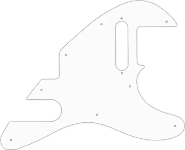 WD Custom Pickguard For Fender 2011 Tele-Bration Series 60th Anniversary Telecaster #02M White Matte