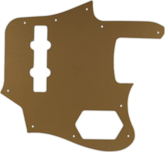 WD Custom Pickguard For Fender 2012-2013 Made In Japan Deluxe Jaguar Bass #59 Gold/Clear/Gold