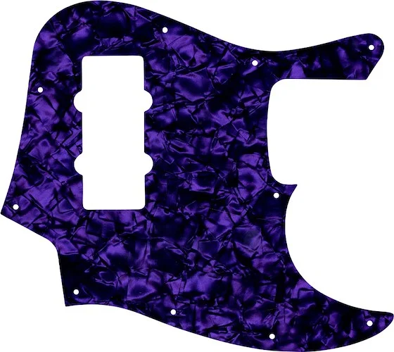 WD Custom Pickguard For Fender 2012-2013 Made In China Modern Player Jazz Bass #28PR Purple Pearl