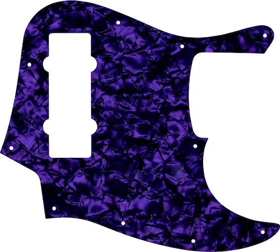 WD Custom Pickguard For Fender 2012-2013 Made In China 5 String Modern Player Jazz Bass V #28PR Purple Pearl