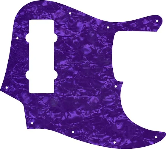 WD Custom Pickguard For Fender 2012-2013 Made In China 5 String Modern Player Jazz Bass V #28PRL Light Purple Pearl