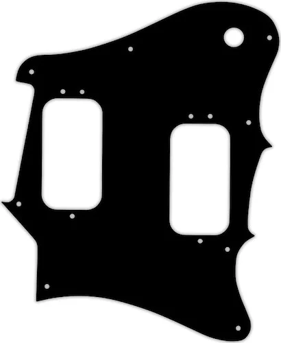 WD Custom Pickguard For Fender 2012-2013 Made In Mexico Pawn Shop Super-Sonic #03G Black/Green/Black