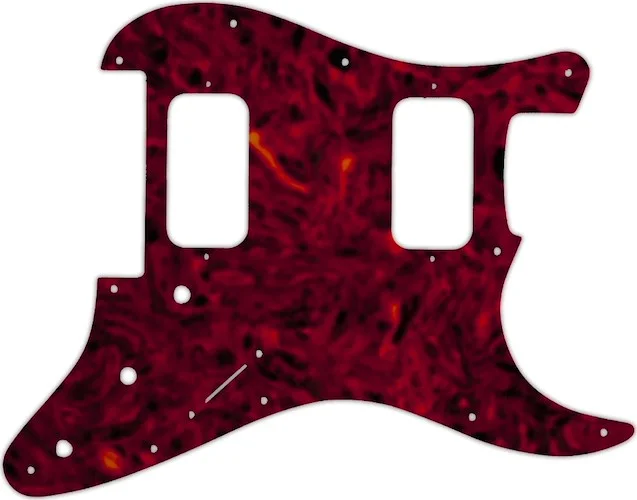 WD Custom Pickguard For Fender 2012-Present Made In Mexico Blacktop Stratocaster HH Floyd Rose #05T 