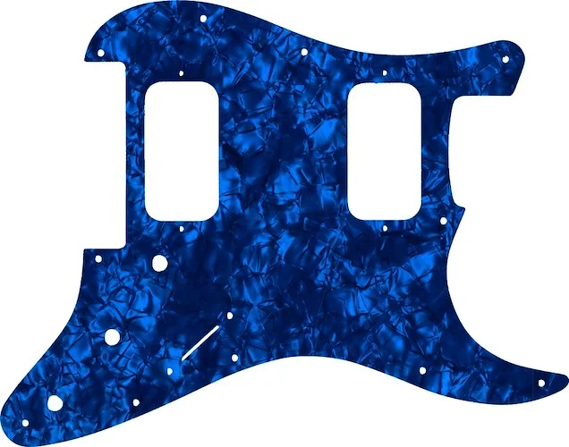 WD Custom Pickguard For Fender 2012-Present Made In Mexico Blacktop Stratocaster HH Floyd Rose #28DBP Dark Blue Pearl/Black/White/Black