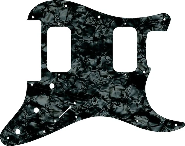 WD Custom Pickguard For Fender 2012-Present Made In Mexico Blacktop Stratocaster HH Floyd Rose #28JBK Jet Black Pearl