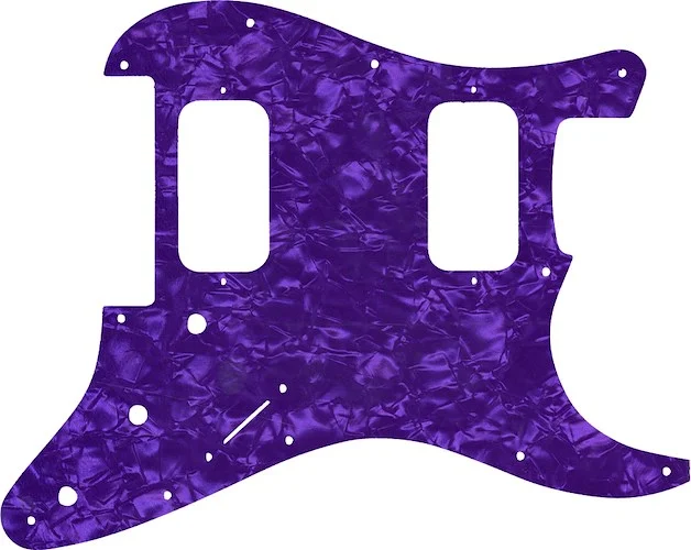 WD Custom Pickguard For Fender 2012-Present Made In Mexico Blacktop Stratocaster HH Floyd Rose #28PRL Light Purple Pearl