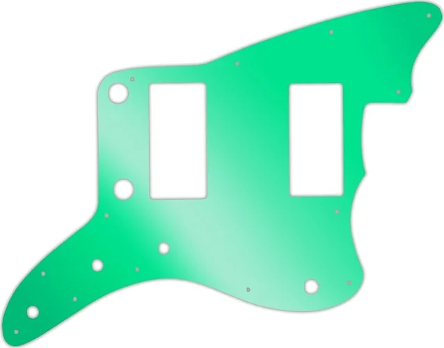 WD Custom Pickguard For Fender 2013-2014 Made In China Modern Player Jazzmaster HH #10GR Green Mirro