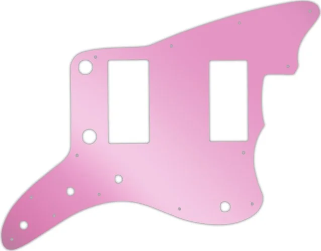 WD Custom Pickguard For Fender 2013-2014 Made In China Modern Player Jazzmaster HH #10P Pink Mirror