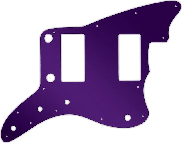 WD Custom Pickguard For Fender 2013-2014 Made In China Modern Player Jazzmaster HH #10PR Purple Mirr