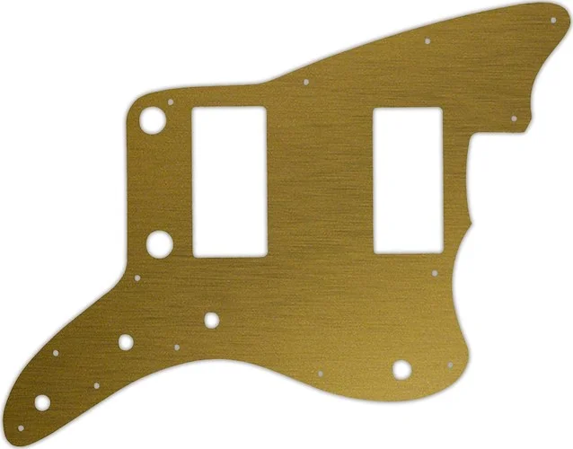 WD Custom Pickguard For Fender 2013-2014 Made In China Modern Player Jazzmaster HH #14 Simulated Bru