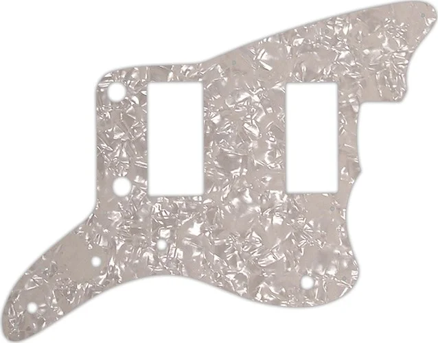 WD Custom Pickguard For Fender 2013-2014 Made In China Modern Player Jazzmaster HH #28A Aged Pearl/W