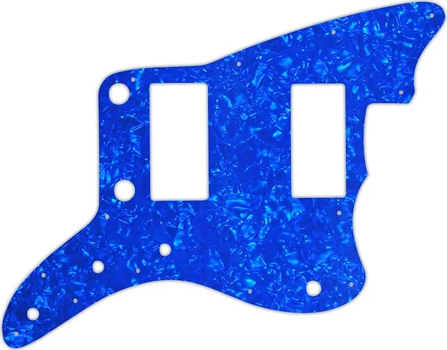 WD Custom Pickguard For Fender 2013-2014 Made In China Modern Player Jazzmaster HH #28BU Blue Pearl/