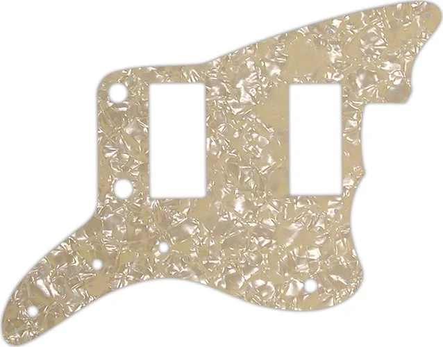 WD Custom Pickguard For Fender 2013-2014 Made In China Modern Player Jazzmaster HH #28C Cream Pearl/