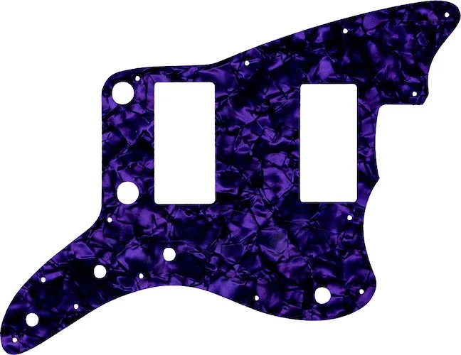 WD Custom Pickguard For Fender 2013-2014 Made In China Modern Player Jazzmaster HH #28PR Purple Pearl