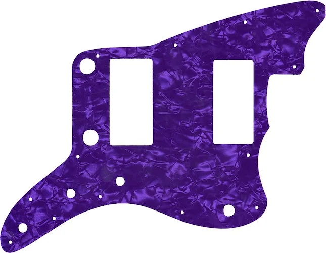 WD Custom Pickguard For Fender 2013-2014 Made In China Modern Player Jazzmaster HH #28PRL Light Purple Pearl