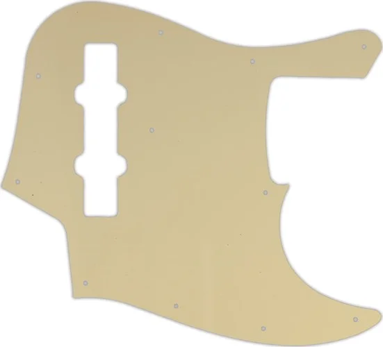 WD Custom Pickguard For Fender 2013 Made In Japan JB62SS Smart Scale Jazz Bass #06T Cream Thin