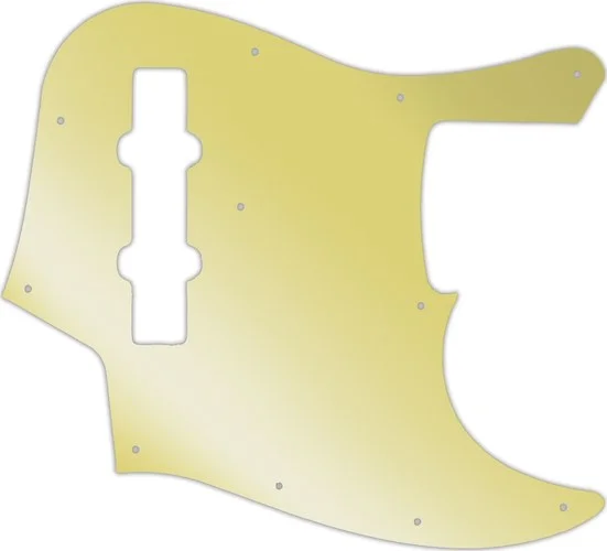 WD Custom Pickguard For Fender 2013 Made In Japan JB62SS Smart Scale Jazz Bass #10GD Gold Mirror