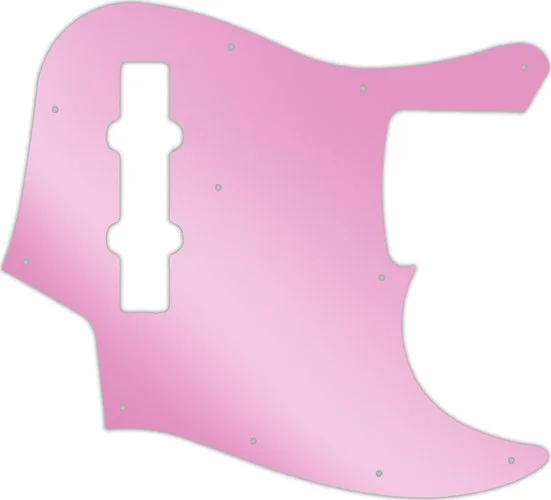 WD Custom Pickguard For Fender 2013 Made In Japan JB62SS Smart Scale Jazz Bass #10P Pink Mirror
