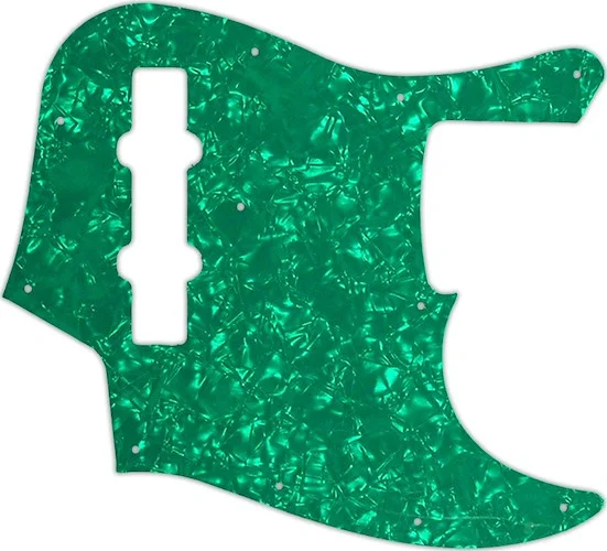 WD Custom Pickguard For Fender 2013 Made In Japan JB62SS Smart Scale Jazz Bass #28GR Green Pearl/Whi