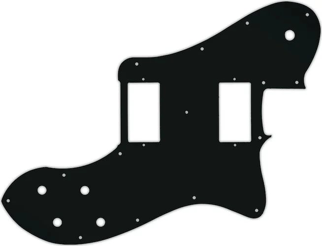 WD Custom Pickguard For Fender 2013-Present Chris Shiflett Telecaster Deluxe #01A Black Acrylic