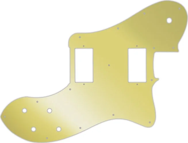 WD Custom Pickguard For Fender 2013-Present Chris Shiflett Telecaster Deluxe #10GD Gold Mirror